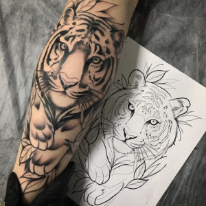 татуировки тигра