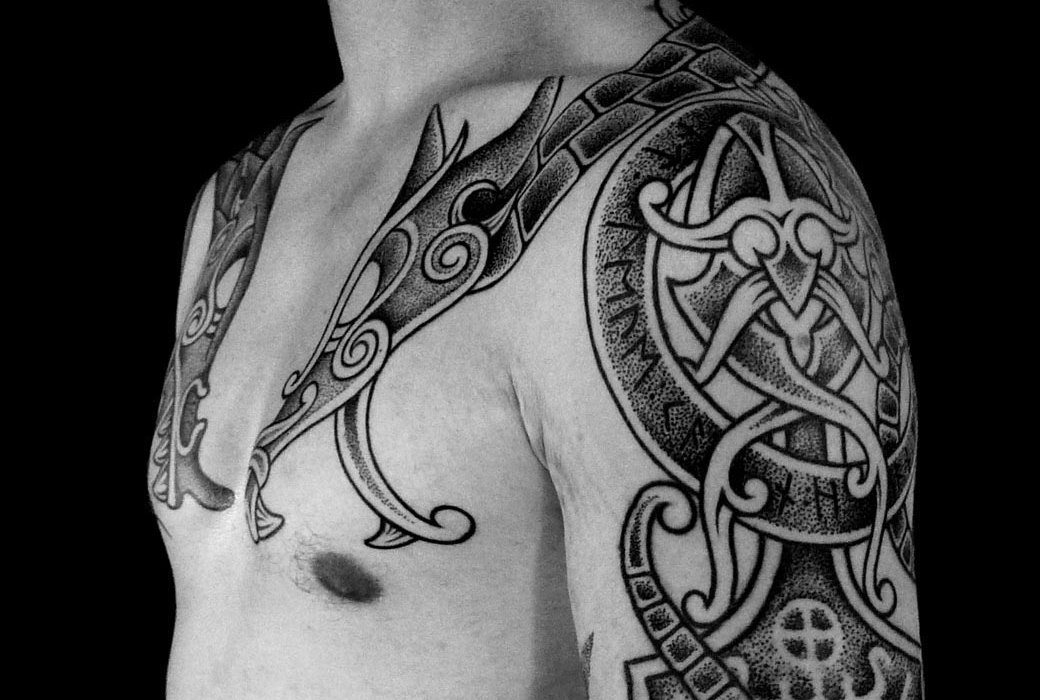 Кельтский стиль тату