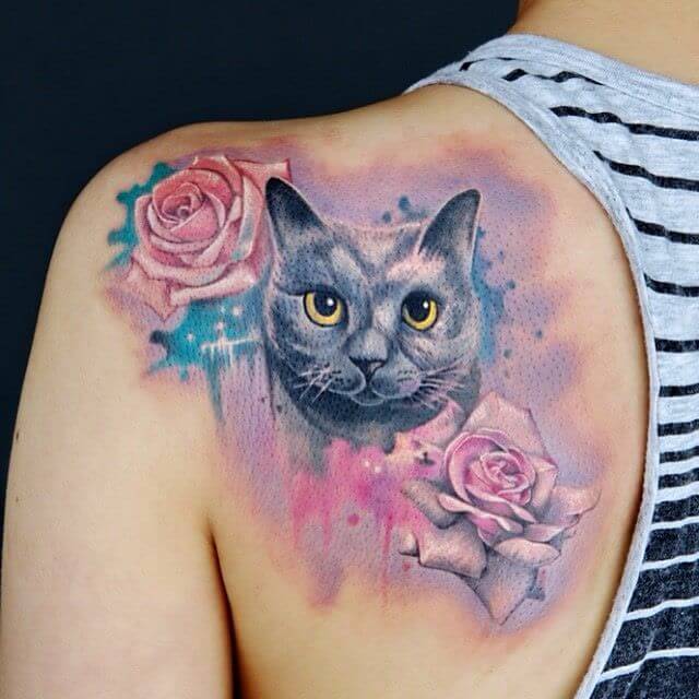 Татуировка девушка кошка: символ женственности и мощи