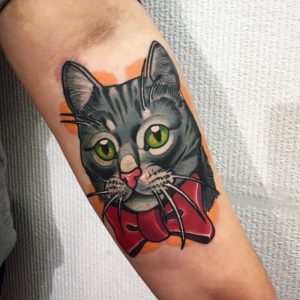 что означает кошка тату