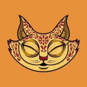 чеширский кот эскиз
