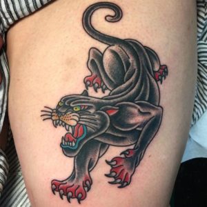 татуировка пантера
