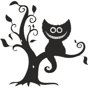 чеширский кот эскиз