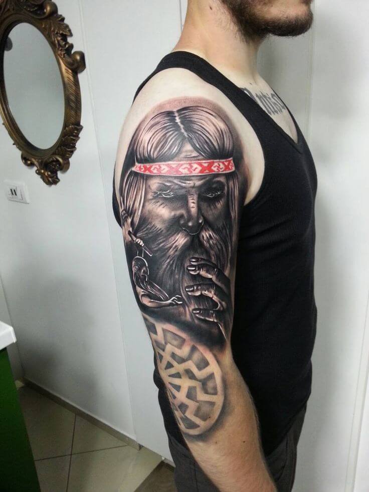 «Тату Велес» Одна из самых востребованных татуировок со славянскими символами
