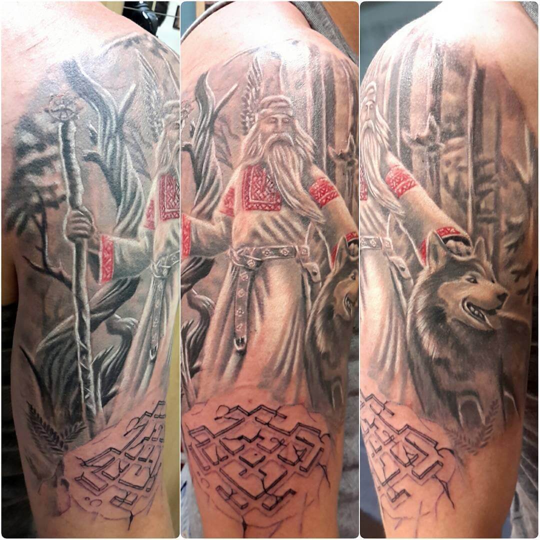 «Тату Велес» Одна из самых востребованных татуировок со славянскими символами
