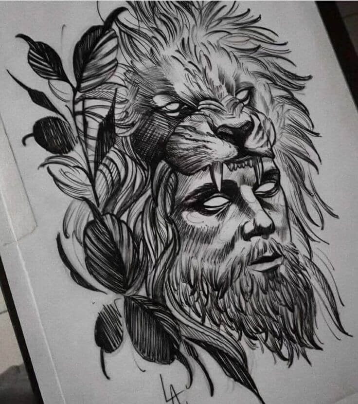Славянские татуировки медвежья лапа