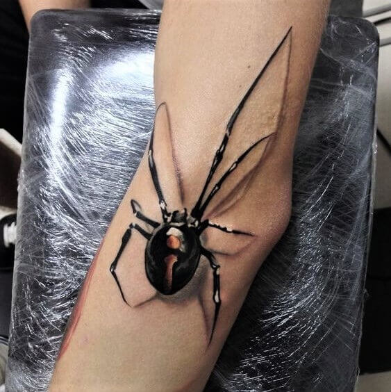 Татуировка паук и Татуировка паутина