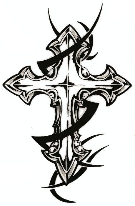 Мальтийский крест тату эскиз