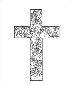 эскиз тату крест