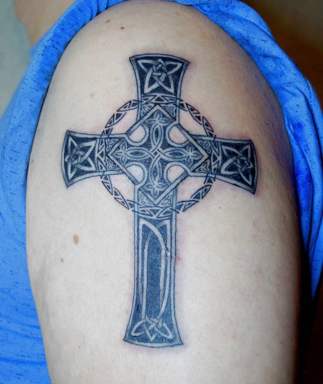 Кельтский крест тату
