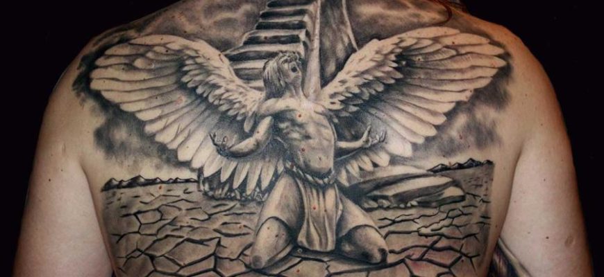 Тату ангел: мощный символ для религиозных людей
