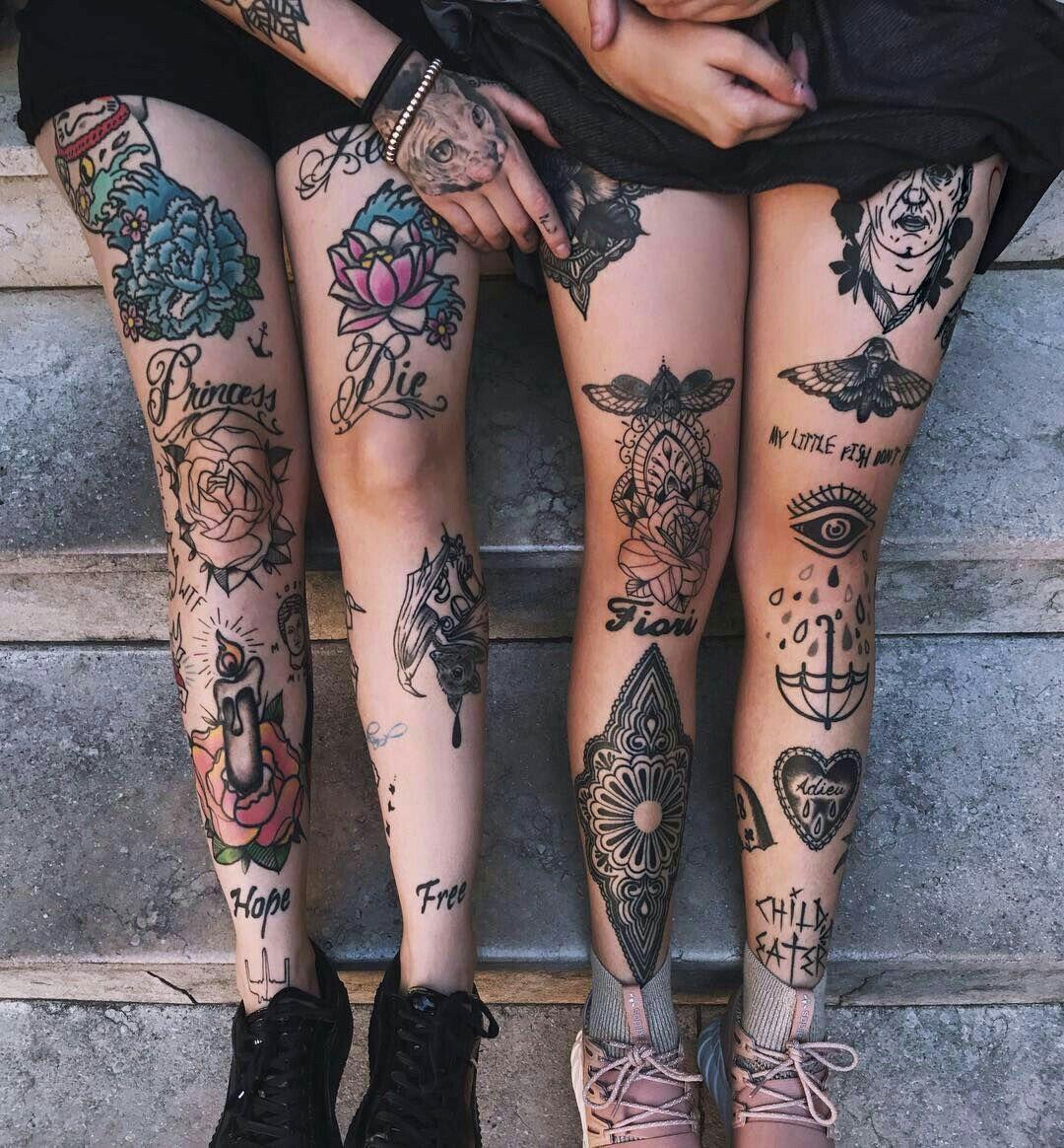 Татуировка на колено девушке - изысканный способ выразить себя - fotovam.ru