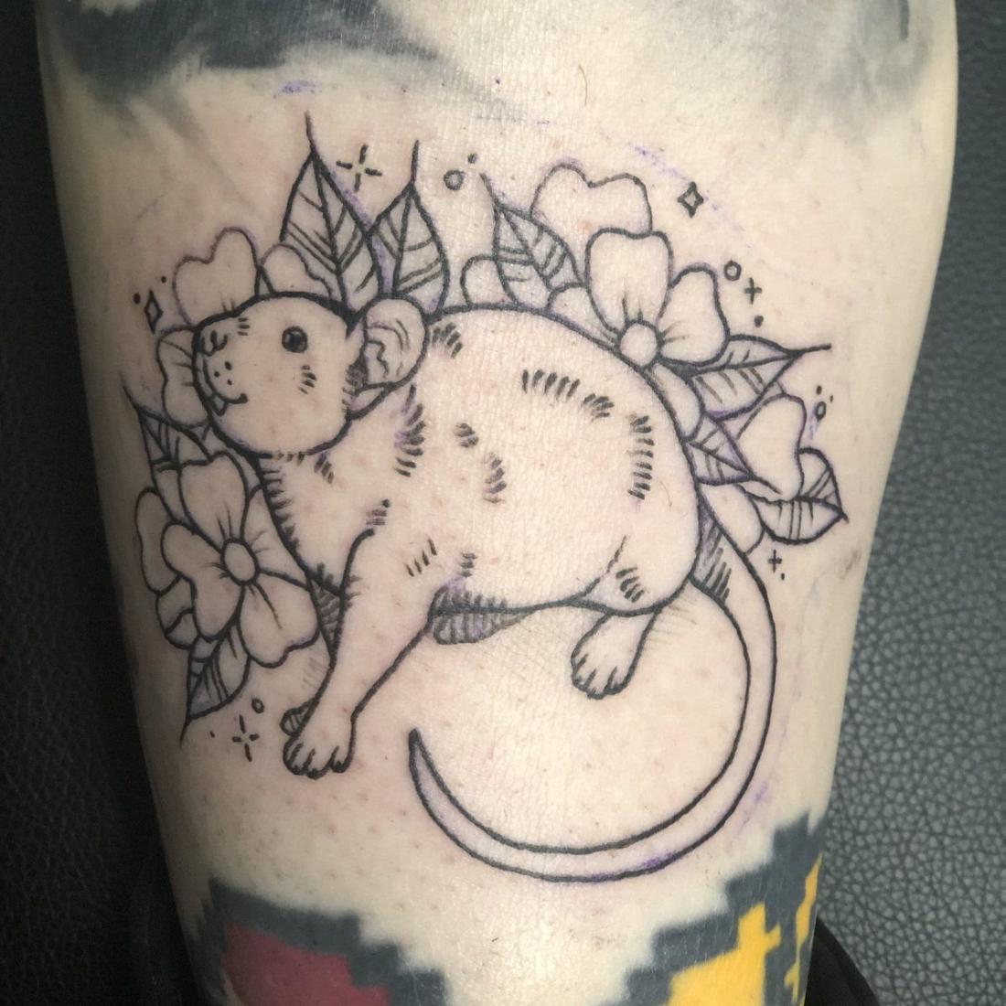 Парные Татуировки крыс